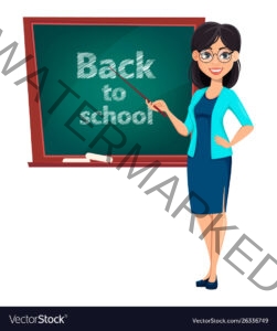 back to school teacher woman cartoon character vector 26336749 251x300 - ترتیب صفحات پایان نامه و نحوه تایپ پایان‌ نامه